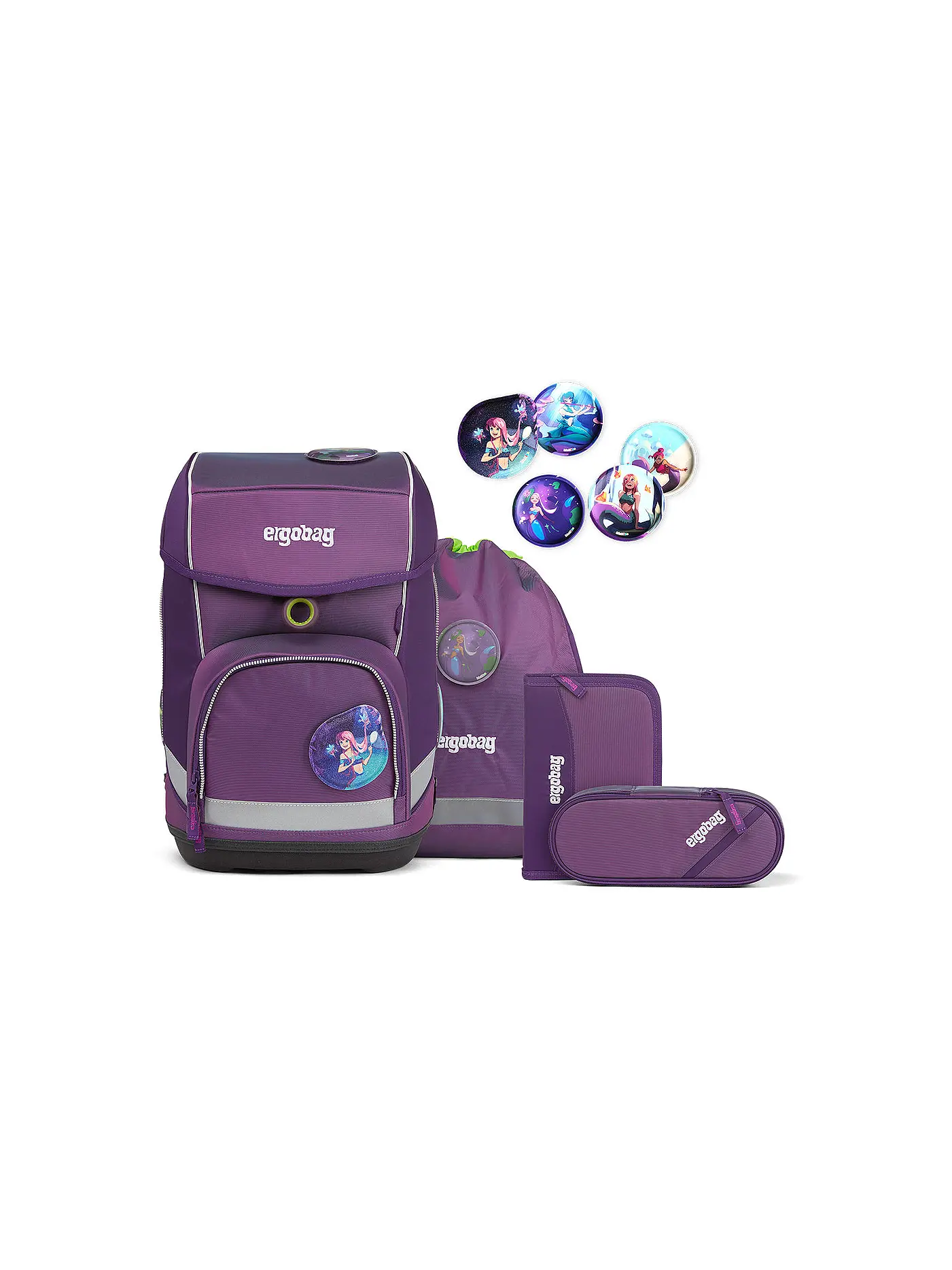 ERGOBAG | Schultaschen Set Cubo 5 tlg Meereszaubär | 